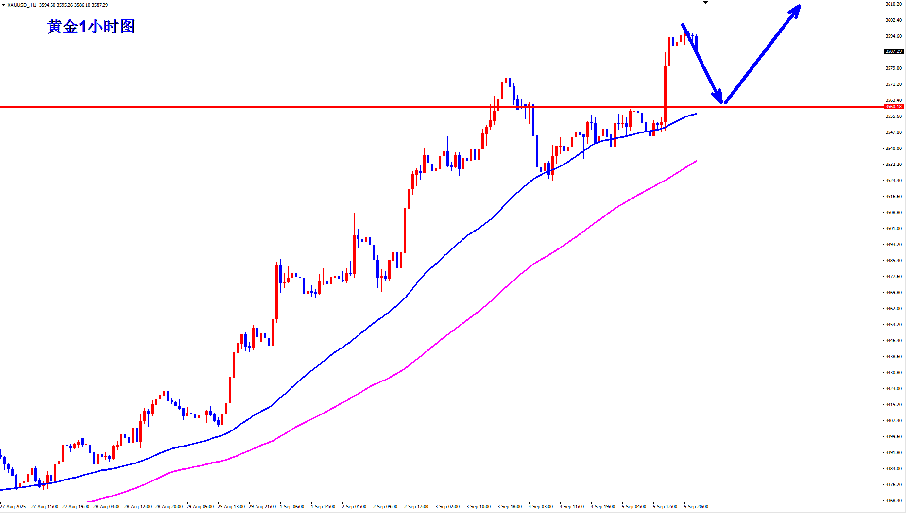 九游娱乐：王杨：黄金多头继续狂欢下周回落继续多！